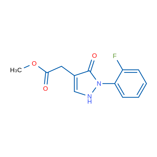 Methyl 2-[2-(2-fluorophenyl)-3-oxo-2,3-dihydro-1H-pyrazol-4-yl]acetate 1g