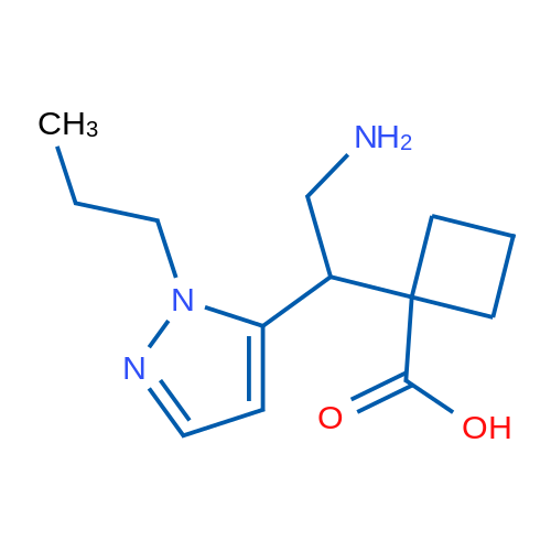 1-[2-Amino-1-(1-propyl-1H-pyrazol-5-yl)ethyl]cyclobutane-1-carboxylic acid 1g