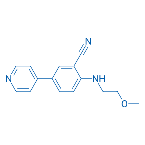 2-[(2-Methoxyethyl)amino]-5-(pyridin-4-yl)benzonitrile 1g