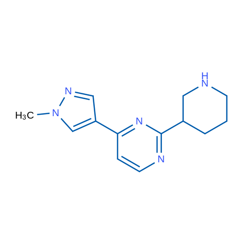 4-(1-Methyl-1H-pyrazol-4-yl)-2-(piperidin-3-yl)pyrimidine 1g