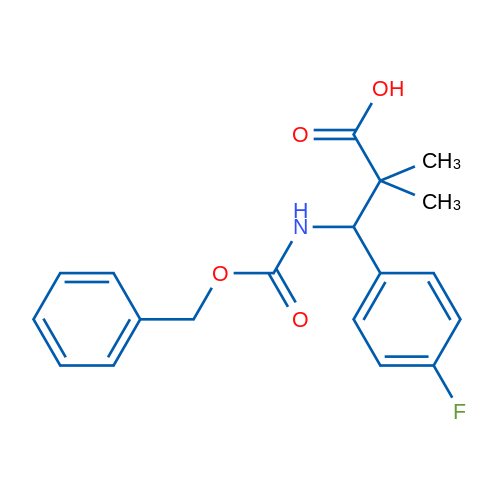 3-{[(benzyloxy)carbonyl]amino}-3-(4-fluorophenyl)-2,2-dimethylpropanoic acid 1g