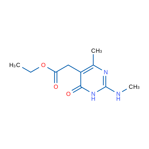 Ethyl 2-[4-methyl-2-(methylamino)-6-oxo-1,6-dihydropyrimidin-5-yl]acetate 1g