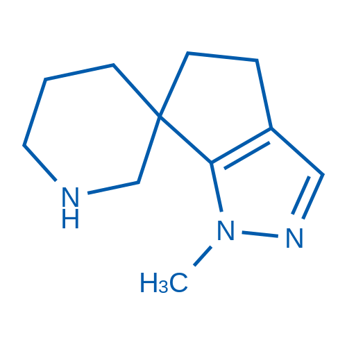 1-Methyl-4,5-dihydro-1H-spiro[cyclopenta[c]pyrazole-6,3'-piperidine] 1g