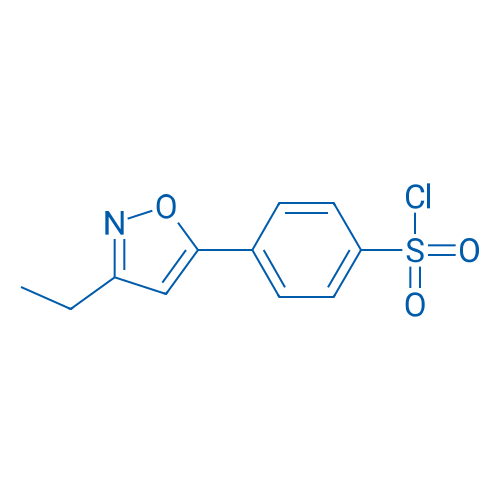 4-(3-Ethyl-1,2-oxazol-5-yl)benzene-1-sulfonyl chloride 1g