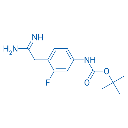 tert-Butyl N-[4-(carbamimidoylmethyl)-3-fluorophenyl]carbamate 1g