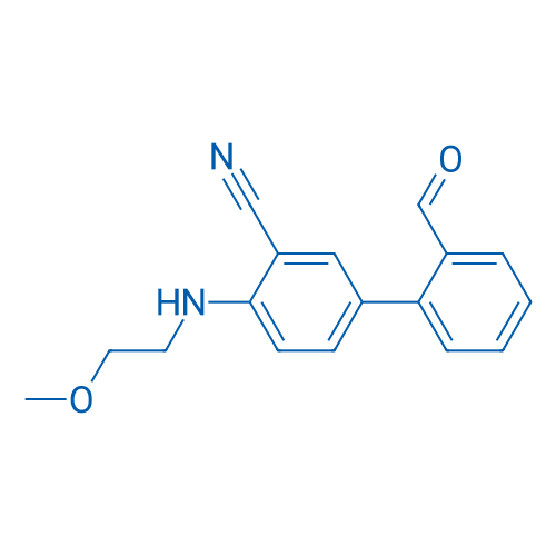 5-(2-Formylphenyl)-2-[(2-methoxyethyl)amino]benzonitrile 1g