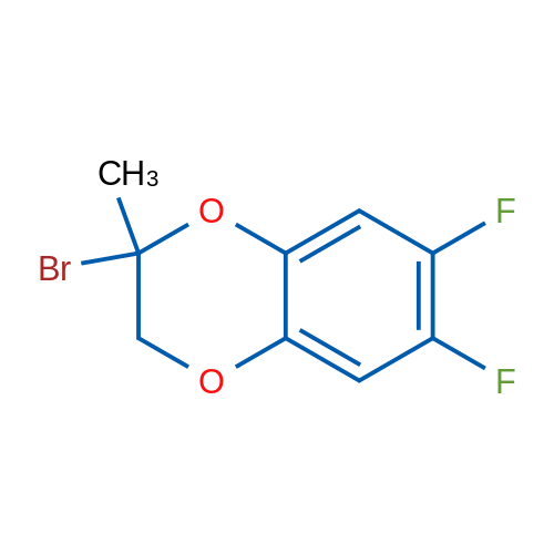 2-Bromo-6,7-difluoro-2-methyl-2,3-dihydro-1,4-benzodioxine 1g