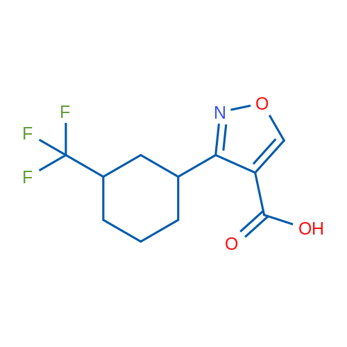 3-[3-(Trifluoromethyl)cyclohexyl]-1,2-oxazole-4-carboxylic acid 1g