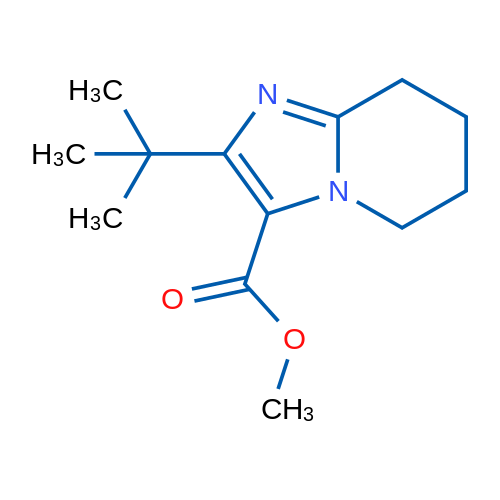 Methyl 2-tert-butyl-5H,6H,7H,8H-imidazo[1,2-a]pyridine-3-carboxylate 1g