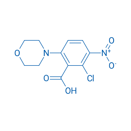 2-Chloro-6-(morpholin-4-yl)-3-nitrobenzoic acid 5g