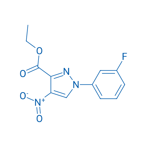 Ethyl 1-(3-fluorophenyl)-4-nitro-1H-pyrazole-3-carboxylate 1g