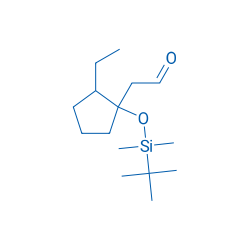 2-{1-[(tert-butyldimethylsilyl)oxy]-2-ethylcyclopentyl}acetaldehyde 1g