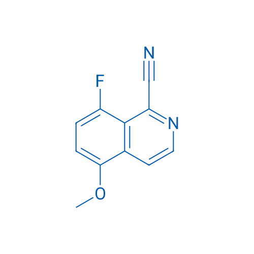 8-Fluoro-5-methoxyisoquinoline-1-carbonitrile 1g