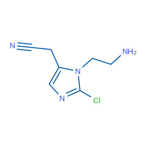 2-[1-(2-Aminoethyl)-2-chloro-1H-imidazol-5-yl]acetonitrile 1g