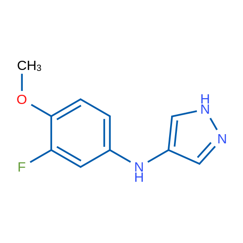 N-(3-Fluoro-4-methoxyphenyl)-1H-pyrazol-4-amine 1g
