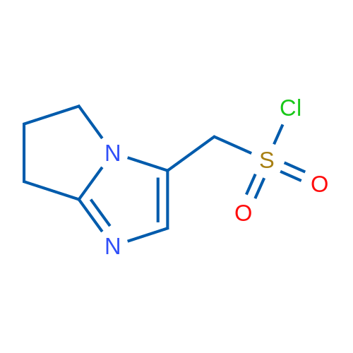 {5H,6H,7H-pyrrolo[1,2-a]imidazol-3-yl}methanesulfonyl chloride 1g