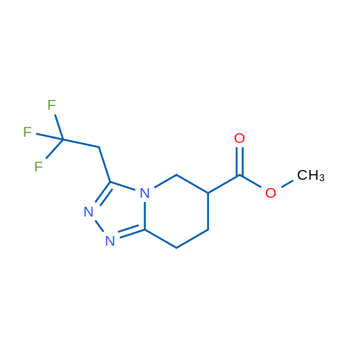 Methyl 3-(2,2,2-trifluoroethyl)-5H,6H,7H,8H-[1,2,4]triazolo[4,3-a]pyridine-6-carboxylate 1g