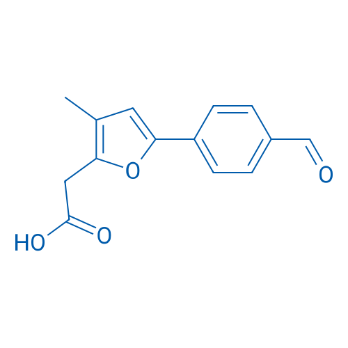 2-[5-(4-Formylphenyl)-3-methylfuran-2-yl]acetic acid 1g