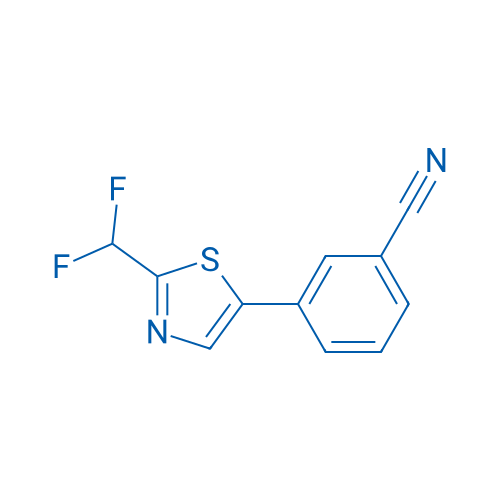 3-[2-(Difluoromethyl)-1,3-thiazol-5-yl]benzonitrile 1g