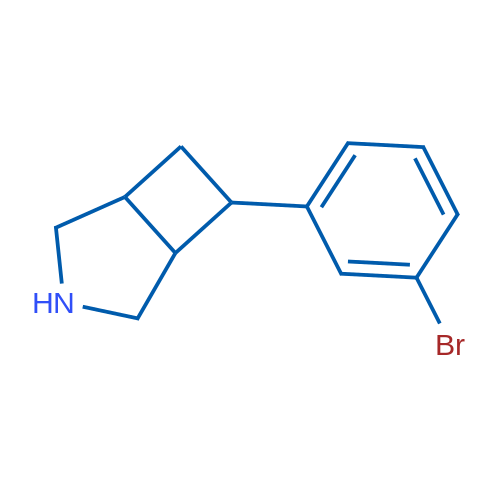 6-(3-Bromophenyl)-3-azabicyclo[3.2.0]heptane 1g