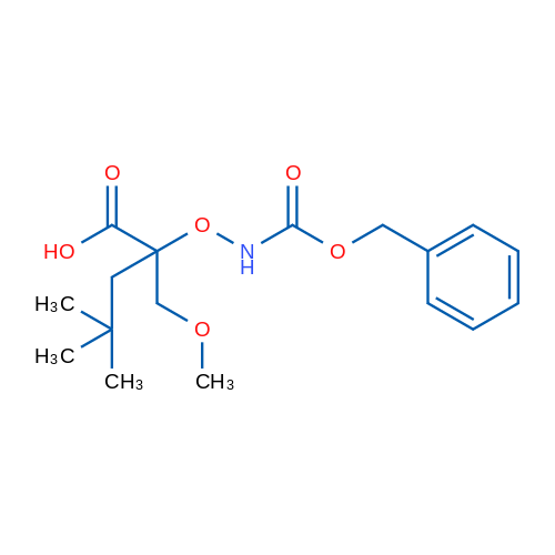 2-({[(benzyloxy)carbonyl]amino}oxy)-2-(methoxymethyl)-4,4-dimethylpentanoic acid 1g