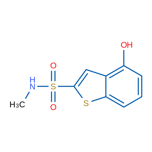 4-Hydroxy-N-methyl-1-benzothiophene-2-sulfonamide 1g