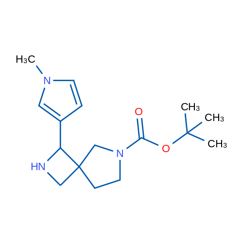 tert-Butyl 1-(1-methyl-1H-pyrrol-3-yl)-2,6-diazaspiro[3.4]octane-6-carboxylate 1g
