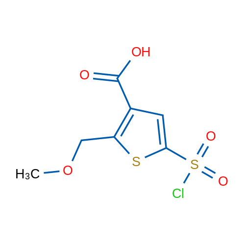 5-(Chlorosulfonyl)-2-(methoxymethyl)thiophene-3-carboxylic acid 1g