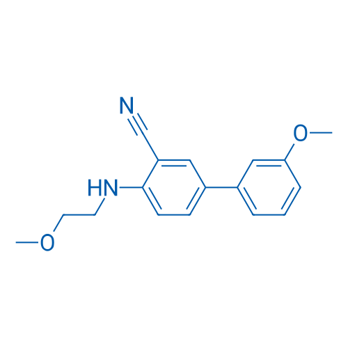2-[(2-Methoxyethyl)amino]-5-(3-methoxyphenyl)benzonitrile 1g