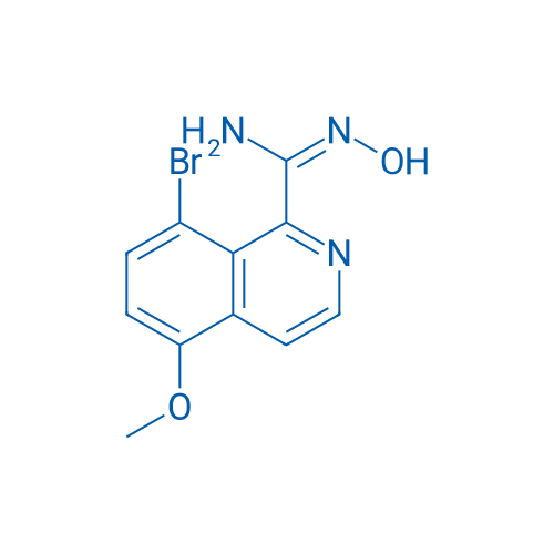 (E)-8-Bromo-N'-hydroxy-5-methoxyisoquinoline-1-carboximidamide 1g