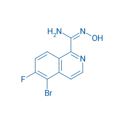 (E)-5-Bromo-6-fluoro-N'-hydroxyisoquinoline-1-carboximidamide 1g