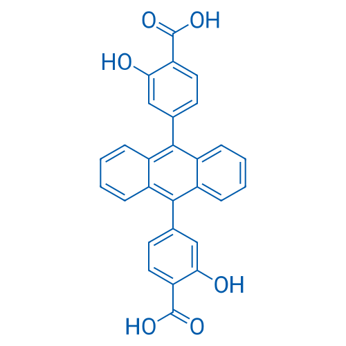 4,4'-(Anthracene-9,10-diyl)bis(2-hydroxybenzoic acid) 1g
