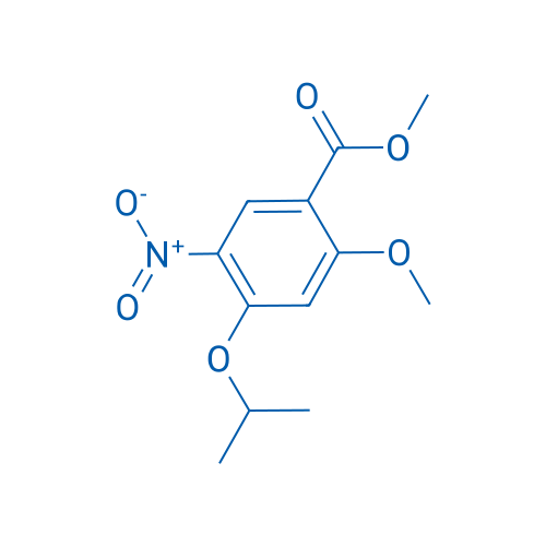 Methyl 4-isopropoxy-2-methoxy-5-nitrobenzoate 250mg