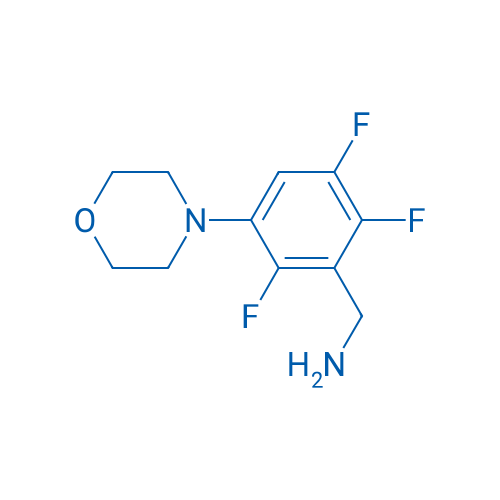 (2,3,6-Trifluoro-5-morpholinophenyl)methanamine 250mg