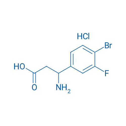 3-Amino-3-(4-bromo-3-fluorophenyl)propanoic acid hydrochloride 100mg