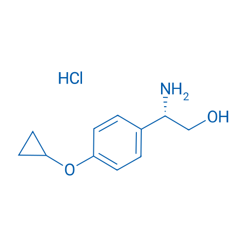 (S)-2-Amino-2-(4-cyclopropoxyphenyl)ethanol hydrochloride 50mg