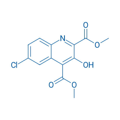 Dimethyl 6-chloro-3-hydroxyquinoline-2,4-dicarboxylate 250mg