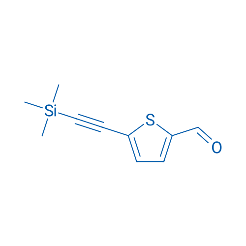 5-((Trimethylsilyl)ethynyl)thiophene-2-carbaldehyde 1g