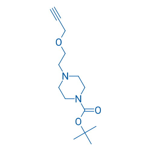 tert-Butyl 4-(2-(prop-2-yn-1-yloxy)ethyl)piperazine-1-carboxylate 1g