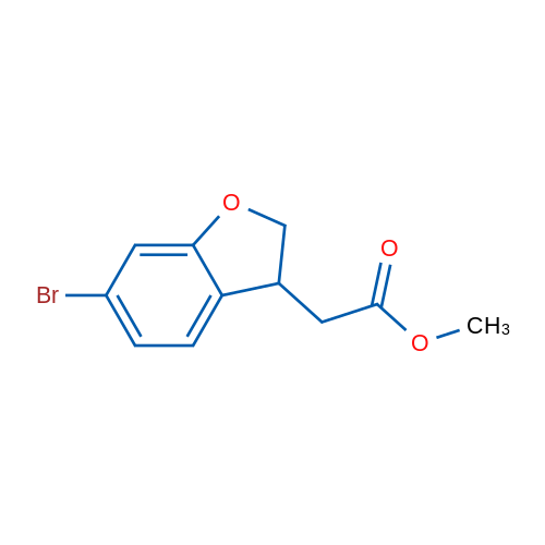 Methyl 2-(6-bromo-2,3-dihydrobenzofuran-3-yl)acetate 1g