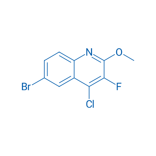 6-BROMO-4-CHLORO-3-FLUORO-2-METHOXYQUINOLINE 250mg