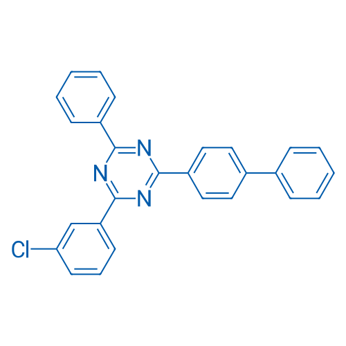 2-([1,1'-Biphenyl]-4-yl)-4-(3-chlorophenyl)-6-phenyl-1,3,5-triazine 1g