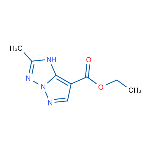 Ethyl 2-methyl-1H-pyrazolo[1,5-b][1,2,4]triazole-7-carboxylate 250mg