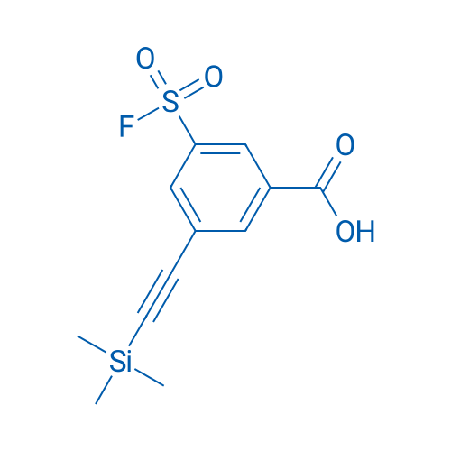 3-(Fluorosulfonyl)-5-((trimethylsilyl)ethynyl)benzoic acid 25mg