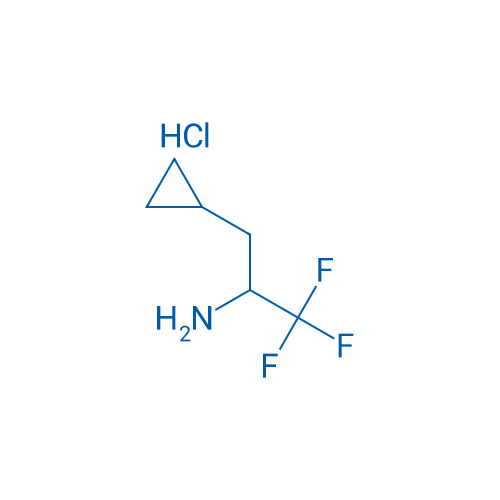 3-Cyclopropyl-1,1,1-trifluoropropan-2-amine hydrochloride 50mg
