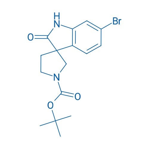 tert-Butyl 6-bromo-2-oxospiro[indoline-3,3'-pyrrolidine]-1'-carboxylate 1g