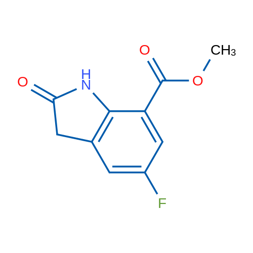 Methyl 5-fluoro-2-oxoindoline-7-carboxylate 1g