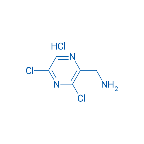 (3,5-Dichloropyrazin-2-yl)methanamine hydrochloride 1g