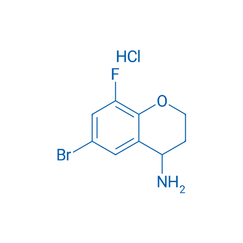 6-Bromo-8-fluorochroman-4-amine hydrochloride 250mg