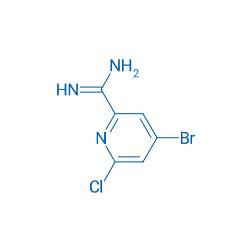 4-Bromo-6-chloropicolinimidamide 1g